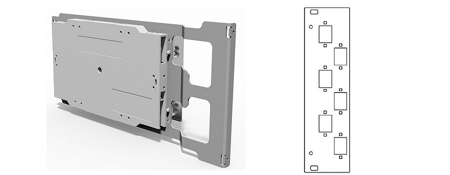 DaCe-Moduleinschub 6xSC simplex, versetzt, 7TE