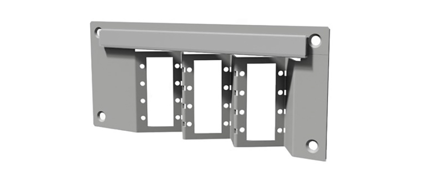 DaCe-Verteilerplatte 12xE2000 simplex HV12EsxV