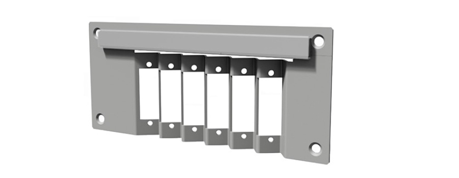 DaCe-Verteilerplatte 6xSC duplex HV6SCdxV