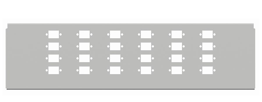 DaCe-WG1 Verteilerplatte 24xSC simplex